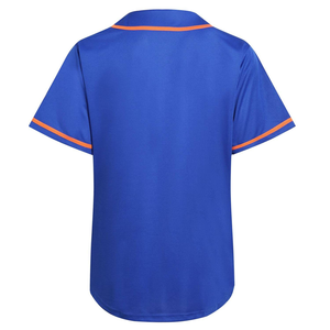 Camiseta de Béisbol con Botones Delanteros, Cuello en V, Tirantes en T, Transpirable, 100% Poliéster, de Secado Rápido, con Impresión Digital Personalizada de Alta Calidad - Product Image 3