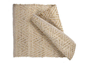 Tapis en jute jacquard tissé à la main 1,5 m x 0,9 m, tissage plat, fibre naturelle, écologique, adapté aux animaux, nouveauté moderne, antidérapant - Product Image 5