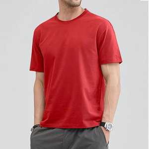 เสื้อยืดคอกลมแขนสั้นลำลองผู้ชายปี 2026 ผ้าฝ้าย 100% คุณภาพสูง ไซส์ใหญ่ ระบายอากาศได้ดี  รับสกรีนโลโก้และออกแบบเอง - Product Image 5