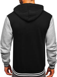 Chaqueta Varsity de Béisbol Personalizada para Hombre a Precio de Mayoreo, Últimos Diseños con Mangas Largas, Lisa - Product Image 2