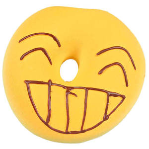 Ensemble de jouets interactifs et de mouvement pour animaux de compagnie en latex, Donut et Bun, 6 cm - Product Image 3