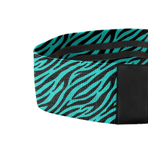 Bande de Résistance Premium en Tissu à Motifs pour Entraînement des Fessiers, Bande Élastique Antidérapante pour Fessiers et Jambes, Usage Intensif en Salle de Sport - Product Image 6