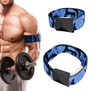 Comfort Elastic Polyester Fabric BFR Occlusion <b>Bands</b> for Heavy Resistance <b>Workout</b> Loop Arm Leg and Glutes Training - Product Image 6