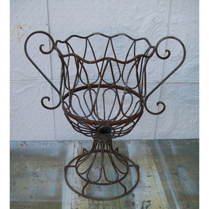 Macetero de Malla de Hierro con Columna para Centros de Mesa de Boda, Macetero de Hierro Hecho a Mano de Alta Calidad para Decoración de Mesa - Product Image 4