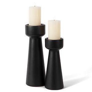 Customized Aluminium <b>Black</b> Candle <b>Holder</b> Handmade Metal Candle <b>Holder</b> For Home & Garden Decoration Wedding Centerpieces - Product Image 1