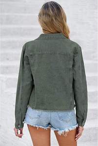 New Design Women Denim <b>Jacket</b> 100% Cotton Quilted Breathable Quick Dry <b>Winter</b> Wear Top Selling <b>Cheap</b> Price Denim <b>Jacket</b> - Product Image 5