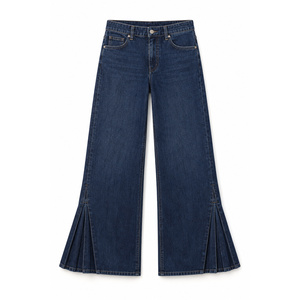 Women's High Stretch Skinny Denim <b>Jeans</b> with <b>Embroidered</b> Panels Medium Wash Sizes XS-6XL - Product Image 1