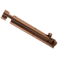 Loquet de sécurité moderne en aluminium robuste pour porte, noir, finition mate en acier inoxydable, PVD or rose, PVD or, de 12 à 48 pouces, quincaillerie