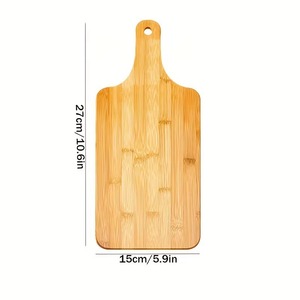 Planche à découper en bois - Respectueuse de l'environnement, durable, lavable au lave-vaisselle, forme rectangulaire, épaisseur 1,5 cm, Rehman Craft - Product Image 3