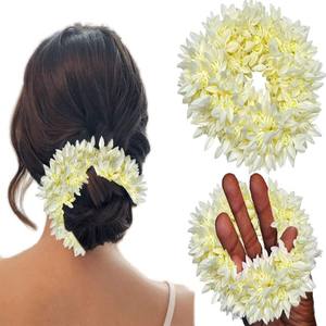 Accesorios para el cabello con jazmín artificial, flor para moño, Mogra Gajra para bodas, fiestas, despedidas de soltera, compromisos. - Product Image 1