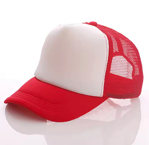 ราคาขายส่ง คุณภาพเยี่ยม ออกแบบเองได้ หมวกแก๊ปทรง Trucker 6 แผง ปรับขนาดได้ ทันสมัย ผ้าฝ้าย 100% ระบายอากาศ กันน้ำ - Product Image 6