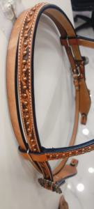 Cabecera de cuero de equitación ecuestre de una oreja de alta calidad más vendida con hebillas Fabricante Mayorista en India - Product Image 5