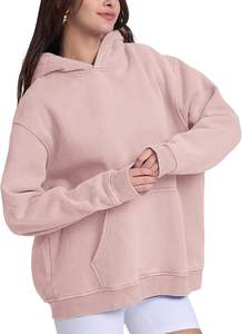 Nueva Sudadera con Capucha Negra Lavada Estilo Vintage para Hombre y Mujer, de Algodón Grueso, Oversize, de Forro Polar, Estilo Urbano, Moda de Invierno - Product Image 3