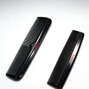Juego de peines para peinar el cabello, peine negro para peinar el cabello, peine de dientes finos, peine para hombre, juego de peines para estilista, 3 uds. - Product Image 4
