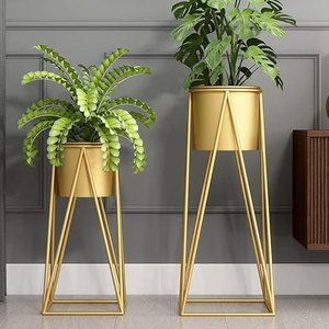 Support de pot de fleurs décoratif pour plantes d'intérieur et d'extérieur, pour la maison, le jardin, le balcon, le salon, le bureau - Product Image 2