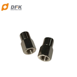 Adaptateurs de raccordement Luer Lock de qualité médicale usinés sur commande par CNC |   Composant de distribution de précision en acier inoxydable, filetage G ISO - Product Image 1