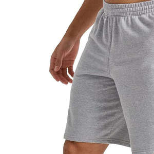 Pantalones Cortos Deportivos de Lona 100% Poliéster de Alta Calidad para Hombre, Ecológicos, Transpirables, Lisos, con Logotipo Personalizado, Cintura Media Elástica - Product Image 3