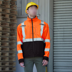 Vestes de sécurité orange réfléchissantes à haute visibilité, personnalisées avec votre propre logo, tendance, robustes, durables, légères, avec impression de logo. - Product Image 3