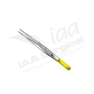 Pinzas para apósitos y tejidos, instrumento quirúrgico de acero inoxidable, grado médico, certificado CE, para uso en cirugía general - Product Image 6