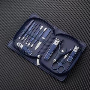 NModern Professional Manicure Set Sharp Stainless Steel <b>Nail</b> Care Pedicure Grooming Tools with Stylish Travel Organizer Case - Product Image 5