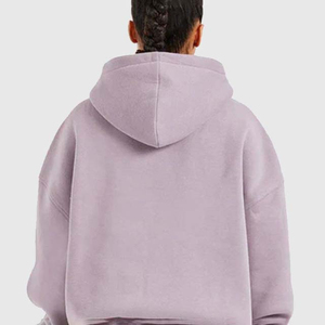 Sweat à capuche ample pour femme, imprimé sur le devant, en polaire respirant et à séchage rapide, avec poche, manches longues, coupe décontractée pour l'hiver - Product Image 4