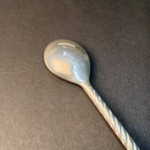 Cucharas Agitadoras de Mango Largo con Diseño de Palmera Plateada, Cucharas de Acero Inoxidable con Tema Tropical para Café y Cócteles, Palillos Decorativos para Agitar - Product Image 6