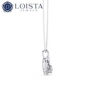 Collier pendentif en or plaqué or, collier pendentif lune et étoile, colliers simples, bijoux de tous les jours pour femmes - Product Image 2