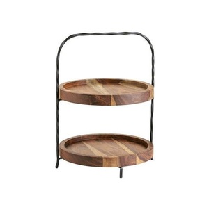 Soporte de Madera Hecho a Mano para Pasteles y Cupcakes, Exhibidor para Mesas de Postres, Fiestas, Panaderías y Decoración de Celebraciones - Product Image 2