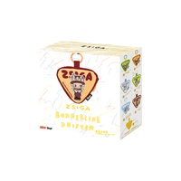 Authentique Zsiga Borderline Drifter Series : Boîte mystère de figurine triangulaire mignonne et breloque de sac pour collectionneurs et cadeaux