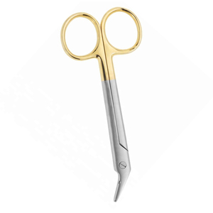 Tijeras Quirúrgicas con Mangos Dorados, Hoja de Acero Inoxidable para Uso Médico, Instrumento Manual con Certificación CE Clase I - Product Image 3