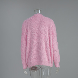 Suéter de Punto Suave para Mujer, Cárdigan Ligero y Cálido de Manga Larga, Prenda Superior Informal a la Moda para Otoño e Invierno - Product Image 6