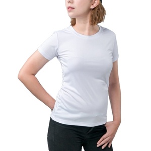 Calidad de exportación Venta caliente Camisetas de mujer Cuello redondo Manga corta Nuevo artículo de moda de Bangladesh - Product Image 2