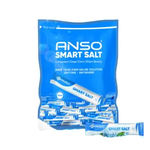 Calma y alivia: ANSO SMART SALT: paquetes de solución salina natural convenientes y premedidos para irrigación nasal