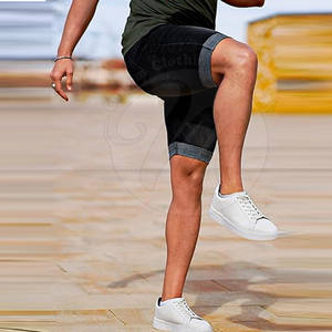 Shorts en jean pour hommes de haute qualité fabriqués au Pakistan, vente chaude, shorts en jean personnalisés pour hommes, shorts en jean slim pour le fitness - Product Image 5