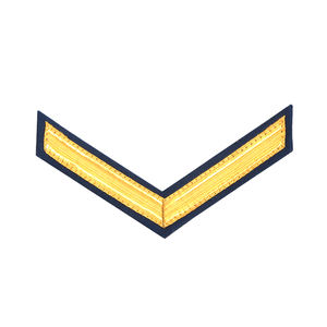 NANBA GROUP - Insignias de Seguridad Bordadas para Uniformes, Rayas de Rango de Hombro para Sargento, Logotipo Personalizado en Color, Satén de Alta Calidad - Product Image 5