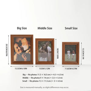 Classic Heritage Solid Mango Wooden <b>Photos</b> <b>Frame</b> Export Wholesale Antique Solid Wooden <b>Photo</b> <b>Frame</b> Rustic Vintage Tabletop Decor - Product Image 3