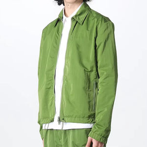 New Design <b>Smart</b> Casual Canvas & Nylon Autumn Windbreaker <b>Jacket</b> High Quality Wholesale Men's Sport Waterproof Hooded - Product Image 3