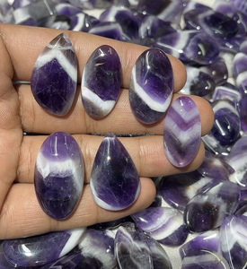 Top Quality Chevron Amethyst Natural Mix Shape Healing Cabochon Lot Wholesale Price Loose Gemstones For Jewellery - Product Image 6