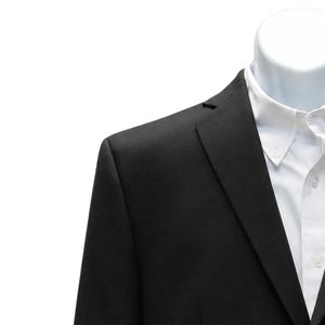 Blazer para Hombre Jack & Jill con Escudo, Chaqueta Formal Negra, Abrigo Elegante de Primera Calidad para Eventos, Suministro al por Mayor, Nuevo - Product Image 4