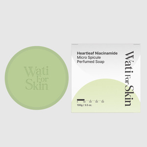 สบู่สมุนไพรเกาหลี K-Beauty Whatiforskin Heartleaf Niacinamide Micro-Spicule Perfume Soap ผลิตในเกาหลี - Product Image 4