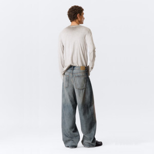 Dernier design, meilleure qualité, jean en denim pour homme, taille haute, coupe droite, respirant, écologique, décontracté, style streetwear - Product Image 2