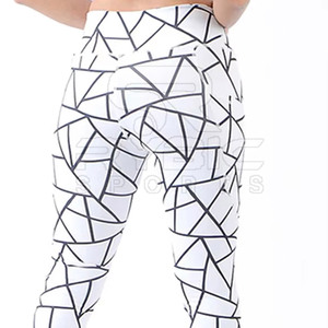 Leggings sur mesure pour femmes, taille haute, mode, fitness, yoga, tissu extensible premium - Product Image 6