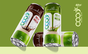 Rita Coco 325ml Agua de Coco con Sabor a Matcha, Bebida Enlatada, Proveedor Mayorista de Bebidas, OEM ODM, Marca Privada - Product Image 4