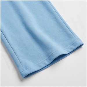 Conjunto Deportivo para Mujer, Azul Claro, con Capucha y Cremallera, Pantalones Largos y Chaqueta, Estilo Casual, Holgado, Color Sólido, para Otoño - Product Image 6