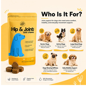 OEM ODM Friandises à mâcher souples pour chiens, soutien à la mobilité, huile de graines de chanvre, santé des hanches et des articulations, friandises riches en protéines, marque privée - Product Image 6