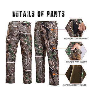 Men's Camouflage Soft <b>Shell</b> Hunting Jacket Waterproof Windproof Breathable Moisture Wicking Full Sleeve With Hood And Pockets - Product Image 3