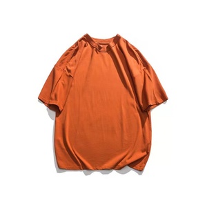 T-shirts Hip Hop Oversize à Manches Courtes 100% Coton Écologique Anti-Plis Respirant Haute Qualité Vente en Gros - Product Image 3