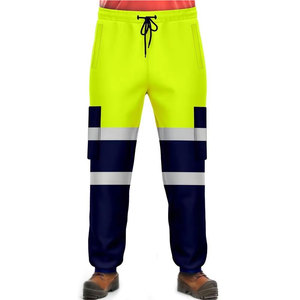 Performance Safety Jogger Pant ANSI Class 2 Waterproof <b>LED</b> Flash Logo Secure Pocket Design for Mechanics Technicians High - Product Image 1
