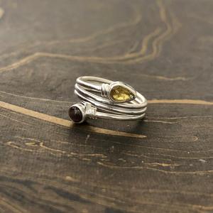 แหวนพลอยซิทรินชั้นดีขนาด3.8กรัมจากดีไซเนอร์ - Product Image 1