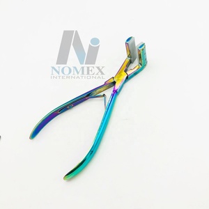 Tape in Hair Extension Plier Wholesale Stainless Steel with Silicon <b>Points</b> Multi Color Hair Extension <b>Tools</b> Private Label - Product Image 4